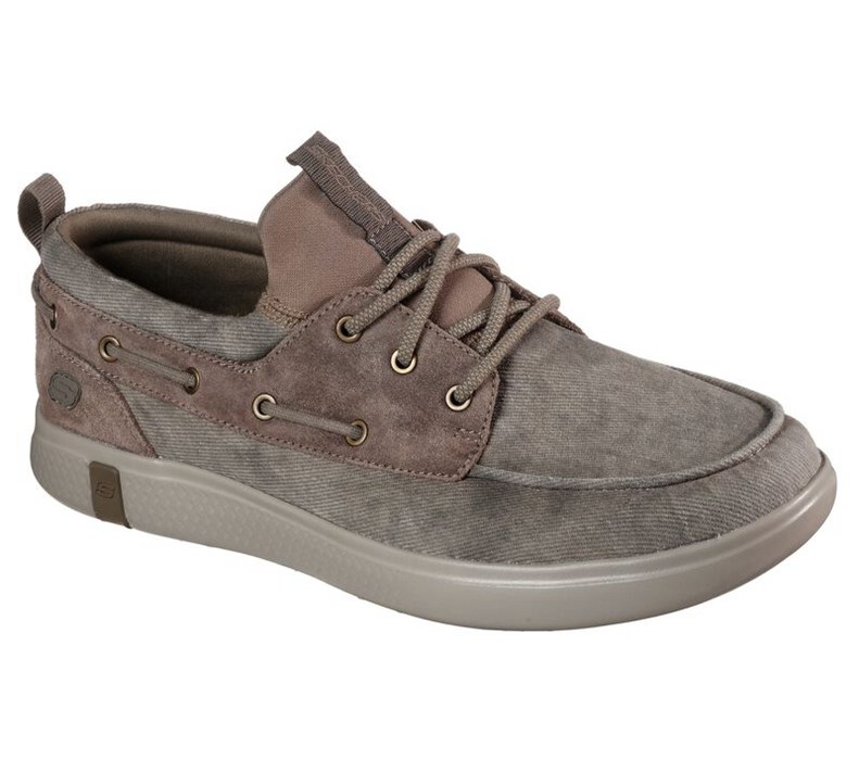 Skechers Herr Mörk Grå Båt Skor - Glide Ultra - Denalmo - Sverige (HGWOM-1748)